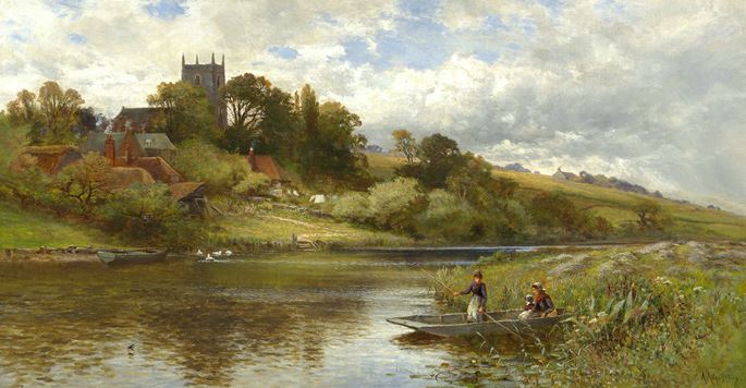 Alfred Augustus Glendening - Belaugh on the Bure, Norfolk | MasterArt
